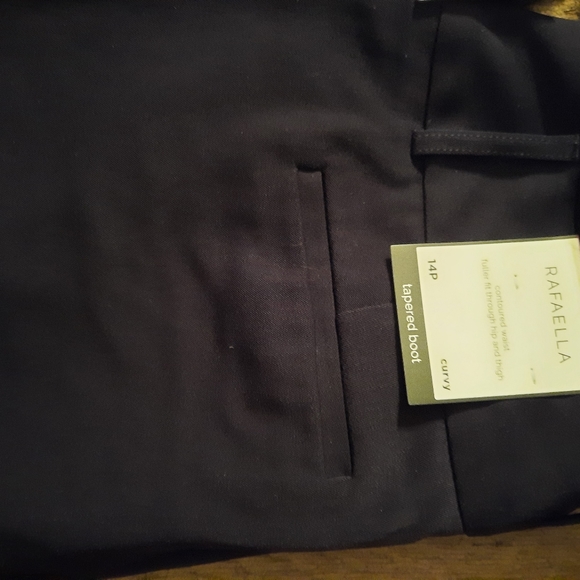NWT Rafaella Women's Black Trouser/Dress Pants - Picture 6 of 8